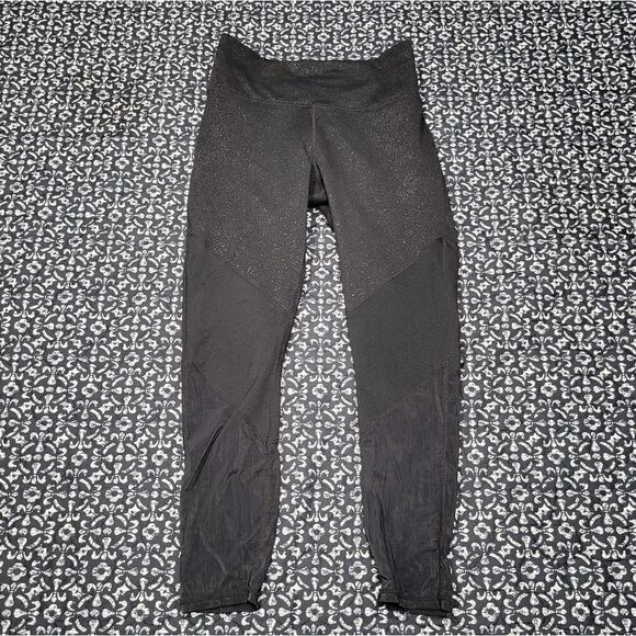 Fabletics Speckled Black Powerhold Leggw - Picture 1 of 5